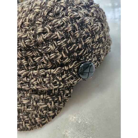 Magid Hats Brown Tweed, Cabbie Newsboy, Baseball Cap - Picture 3 of 7